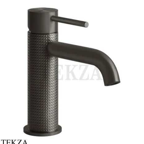 Gessi 316 CESELLO Смеситель для раковины, без сливного гарнитура 54402-707, Black Metal Brushed PVD