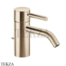 Dornbracht Meta Смеситель для раковины 125, с донным клапаном 33505660-47, Champagne (22kt Gold)