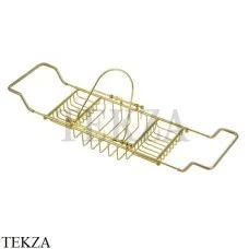 Migliore COMPLEMENTI Решетка-полка на ванну с подставкой 22006, золото глянец