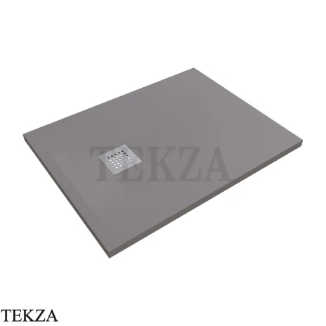 Flaminia CM3 поддон душевой керамический 70×90×3 см, серый Grigio матовый