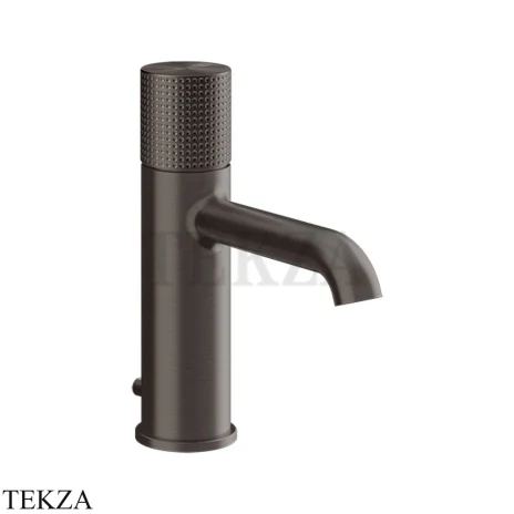 Gessi Habito CESELLO Смеситель для раковины, с донным клапаном 70401-707, Black Metal Br. PVD