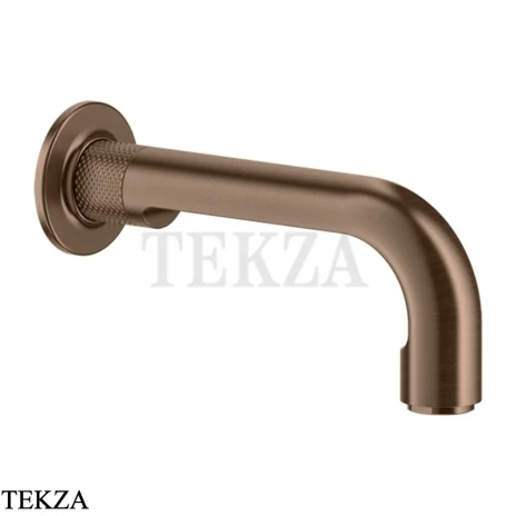 Gessi INCISO Излив для ванны настенный 190 см 58103-708, Copper Brushed PVD