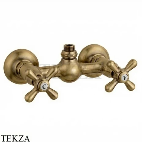 Nicolazzi NUOVA BRENTA Смеситель двухвентильный для душевой стойки 2525BZ, бронза classic