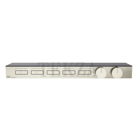 Gessi HI-FI Термостатический смеситель с полочкой, на 5 потоков, внешняя часть 63028-720, никель глянец