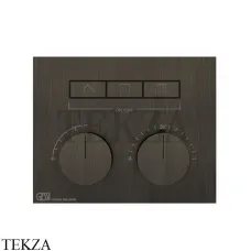 Gessi HI-FI Термостатический смеситель на 3 потока, внешняя часть 63006-187, Aged Bronze