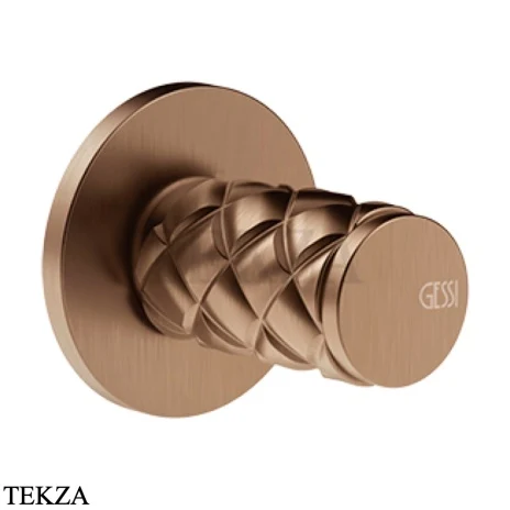Gessi Pelle Tresse Смеситель-рычаг управления, внешняя часть 78109-708, Copper Brushed PVD