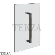 Gessi Shower G Rigato Ручка-держатель на стекло 30 см 67523-707, Black Metal Br. PVD