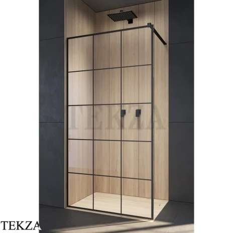 Radaway Modo II Factory Душевая перегородка 70 см, 389074-54-55, черный матовый