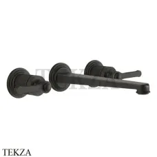 Gessi VENTI20 Смеситель для раковины на 3 отв. длинный, внешняя часть 65090-187, Aged Bronze
