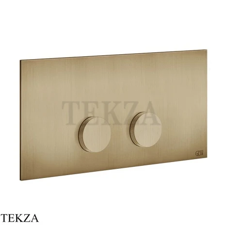 Gessi ANELLO Клавиша смыва для инсталляции viega prevista, Villeroy&Boch 54633-726, Warm Steel Br. PVD