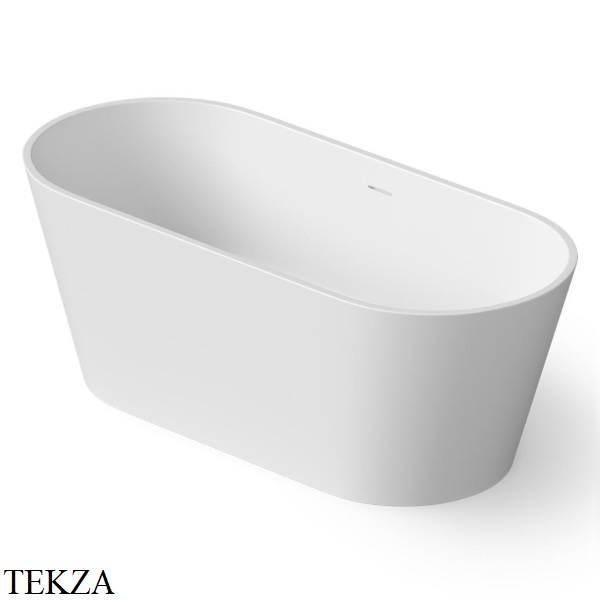 Dea Design Shadow Ванна отдельностоящая овальная 160x70 Solid Surface DD8606 1600 18, White №18