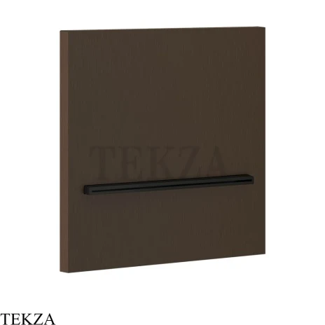 Gessi CASCATA Каскадный излив настенный плоский 20295-845, бронза Dark Brush