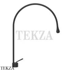 Gessi Goccia Смеситель для раковины высокий, без сливного гарнитура 33603-299, черный матовый
