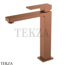 Boheme Qubic Смеситель для раковины высокий, без гарнитура 472-BRB, brushed bronze