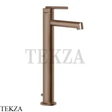 Gessi INGRANAGGIO Смеситель для раковины высокий, с донным клапаном 63503-708, Copper Brushed