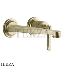 Gessi VENTI20 Смеситель для раковины средний, внешняя часть 65089-727, Brushed Brass