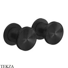 Gessi Origini ACCENT Смеситель для душа 2 потребителя, внешняя часть 66079-299, Black XL