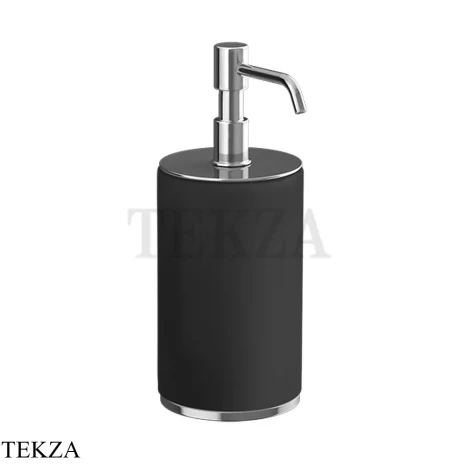 Gessi INCISO accessories Дозатор для жидкого мыла настольный, черный 66438-031, хром глянец