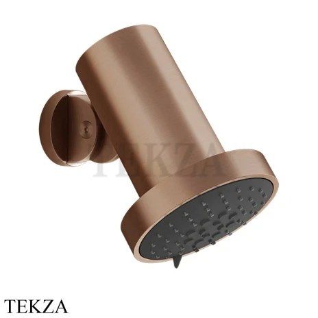 Gessi 316 SPOTWATER FLESSA Душевая головка настенная, 3 функции 57249-708, Copper Brushed PVD