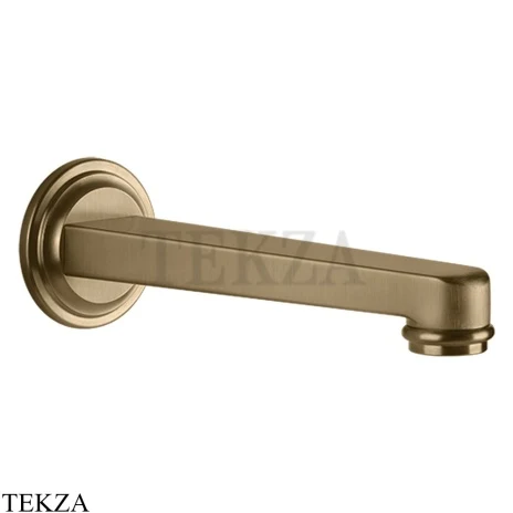 Gessi VENTI20 Излив настенный для ванны 65103-791, Deep Bronze Br. PVD