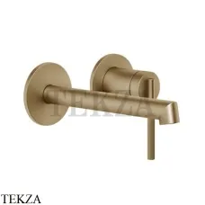 Gessi INGRANAGGIO Смеситель для раковины короткий, внешняя часть 63581-726, Warm Bronze Br.