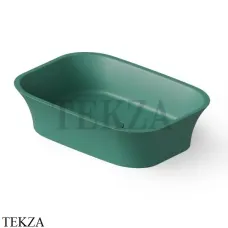 Dea Design Washbasins Раковина настольная 55х38 Solid Surface DD9030 550 10, Green №10