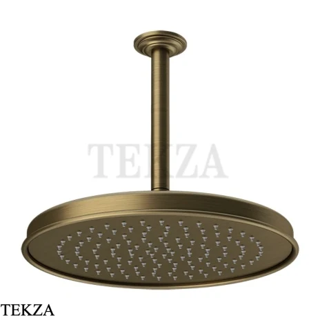 Gessi VENTI20 Верхний душ 300 с потолочным креплением под размер 65155-713, Antique Brass