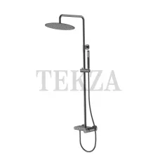 Boheme Stick Стойка-колонна для душа с изливом каскад Stick 128-GM.3 Gun Metal LINEA