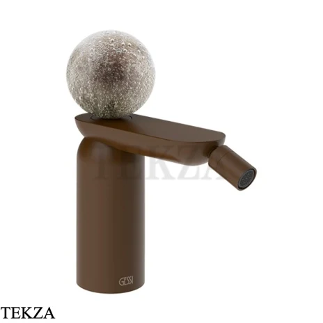 Gessi Perle Смеситель для биде с донным клапаном 74667-845, бронза Dark Brush