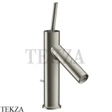 Axor Starck 90 Смеситель для раковины, с донным клапаном 10111820, Brushed Nickel