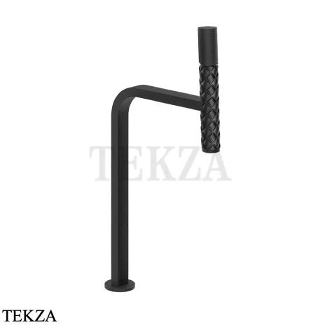 Gessi Pelle Tresse Смеситель для раковины высокий, без гарнитура 78604-438, Nero/ Matte Black