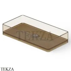 Dea Design Washbasins Раковина настольная 80х40 см Glasstech DD9010 800 R6, Classic Green R6