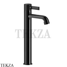 Gessi INCISO Смеситель для раковины высокий, с гарнитуром 58003-706, Black Metal