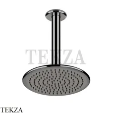 Gessi Goccia Верхний душ 21,6 с потолочным кронштейном 33762-124, Black Metal глянец