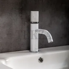 Boheme Stick Смеситель для раковины, без донного клапана Stick 121-W-MR-White White MRAMOR White