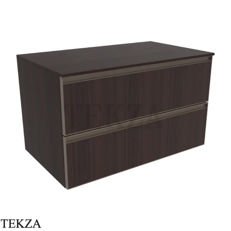 Flaminia Cubika тумба под раковину подвесная 85×50×50 см, 2 ящика, эвкалипт Eucalipto