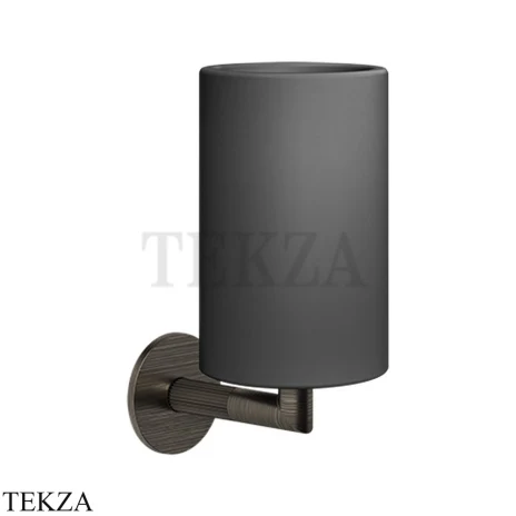 Gessi INGRANAGGIO Стакан настенный композит черный 63808-187, Aged Bronze
