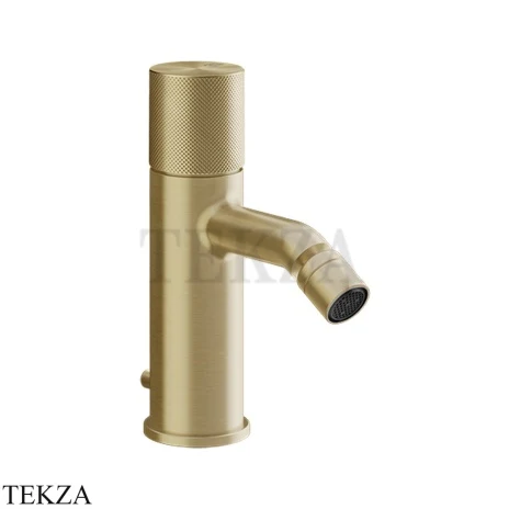 Gessi Habito DIAMANTATO Смеситель для биде, с донным клапаном 70607-727, Brushed Brass PVD