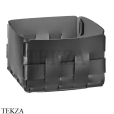 ADJ Bottega Корзина-ёмкость для мелочей 19x19 см 1019.01/03, черный/серый