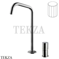 FIMA Carlo Frattini Spillo TECH V Смеситель для раковины, с донным клапаном F3271TNDVCN, Black chrome