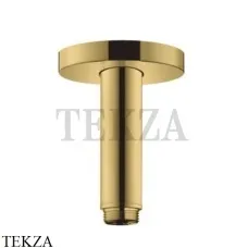 Hansgrohe S Потолочное подсоединение для верхней лейки 27393990, золото глянец