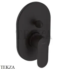 Hansgrohe Vernis Blend Смеситель для душа с переключателем 71449670, черный матовый Hansgrohe Vernis Blend Смеситель для душа с переключателем 71449670, черный матовый