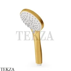 Zucchetti Ручной душ трехрежимный круглый из ABS 3 режима, D11 см Z94731.C41, brushed gold
