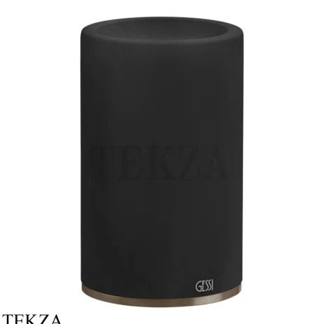 Gessi 316 ACCESSORIES Стакан для зубных щеток настольный, композит черный 54732-761, Coffee Bronze Brushed PVD