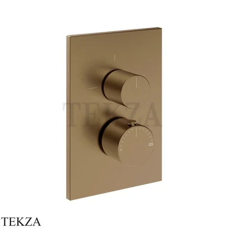 Gessi Habito UNITO Смеситель для душа 2 потока, внешняя часть 70031-791, Deep Bronze Br. PVD
