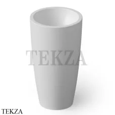 Dea Design Pedestal Basin Раковина напольная круглая Solid Surface DD2010 500 18, White №18