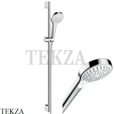 Hansgrohe Croma Select S Multi 3 jet Душевой набор 26570400, хром глянец-белый