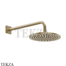 Gessi RILIEVO Верхняя душевая лейка D25 с кронштейном 59148-726, Warm Bronze Br