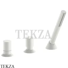 Fantini Nostromo Смеситель на борт ванны без излива, 50291667, белый матовый