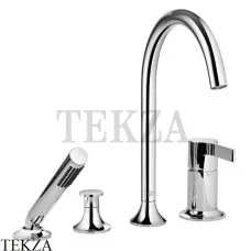 Dornbracht VAIA Смеситель для ванны на 4 отверстия 27632809-00, хром глянец